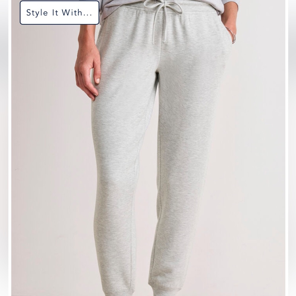 Vineyard vines  dream cloth marshmallow heather Gray Jogger Sweatpants small